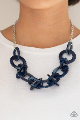 Chromatic Charm - Blue necklace