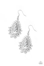 Load image into Gallery viewer, BOSS BRILLIANCE WHITE EARRINGS