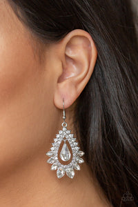 BOSS BRILLIANCE WHITE EARRINGS