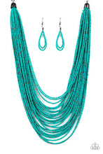 Laden Sie das Bild in den Galerie-Viewer, Rio Rainforest - Blue ♥ Necklace