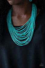 Laden Sie das Bild in den Galerie-Viewer, Rio Rainforest - Blue ♥ Necklace