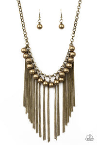 Powerhouse Prowl - Brass Necklace