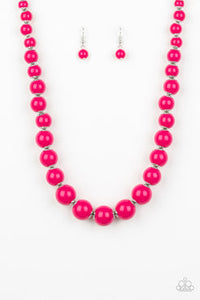 Everyday Eye Candy Pink Necklace