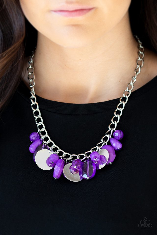 Treasure Shore - Purple Necklace