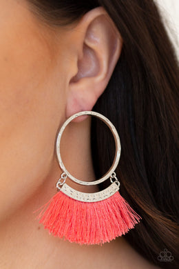 THIS IS SPARTA! ORANGE POST EARRINGS