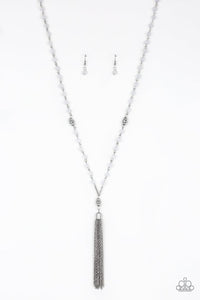 Tassel Takeover - White necklace