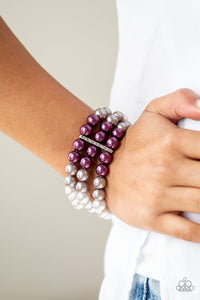 CENTRAL PARK CELEBRITY PURPLE BRACELET