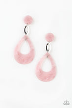 Load image into Gallery viewer, BEACH OASIS&quot; PINK POST EARRINGS