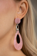 Load image into Gallery viewer, BEACH OASIS&quot; PINK POST EARRINGS