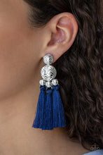 Cargar imagen en el visor de la galería, Taj Mahal Tourist - Blue  Post Earrings