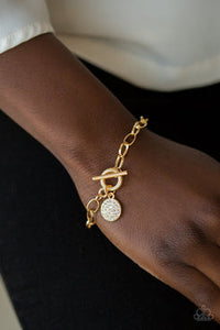 BLING In The New Year - Gold bracelet