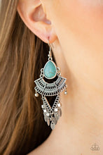 Load image into Gallery viewer, Vintage Vagabond - Blue Earrings