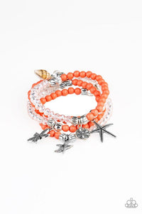 Ocean Breeze - Orange bracelet