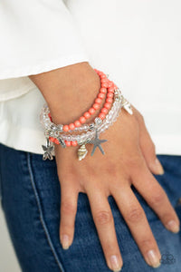 Ocean Breeze - Orange bracelet