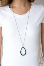 Load image into Gallery viewer, Big Ticket Twinkle - Green necklace