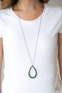 Big Ticket Twinkle - Green necklace