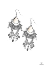 Load image into Gallery viewer, Vintage Vagabond - White earrings