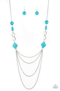 Desert Dawn - Blue  Necklace