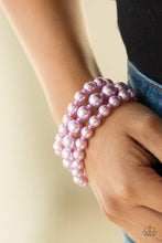 Load image into Gallery viewer, Total PEARL-fection - Purple Bracelet