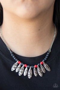 Neutral TERRA-tory - Red Necklace