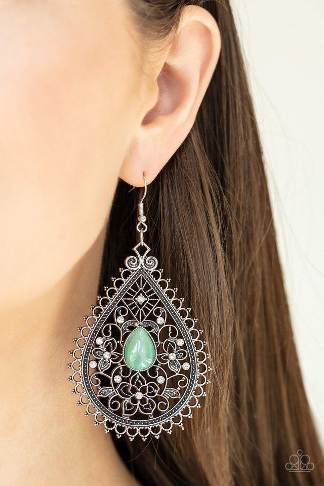 Eden Glow - Green Earrings