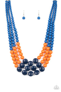 Beach Bauble - Blue  Necklace