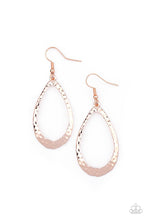 Load image into Gallery viewer, BEVEL-headed Brilliance - Rose Gold Earrings