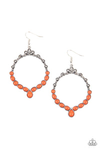 Thai Treasures - Orange Earrings 