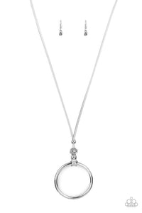 BLING Into Focus - Silver necklace