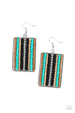 Load image into Gallery viewer, Beadwork Wonder - Black Earrings -