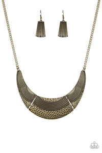 Utterly Untamable Brass necklace