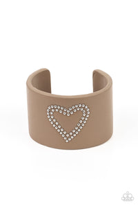 Rodeo Romance - Brown Leather Bracelet