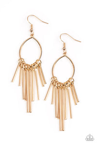 Mood Swing - Gold Earrings -