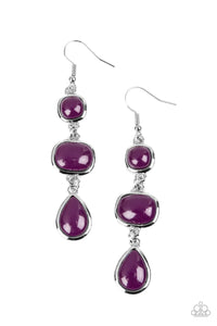 Fashion Frolic - Purple Earrings 