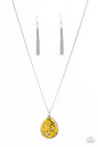 Shimmering Seafloors - Yellow Necklace