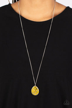 Shimmering Seafloors - Yellow Necklace