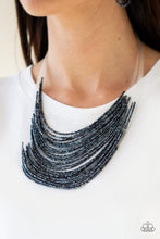 Load image into Gallery viewer, Catwalk Queen blue necklace