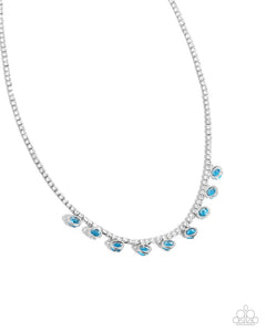 Conveying Charm - Blue necklace