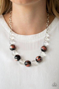 Torrid Tide - Orange necklace