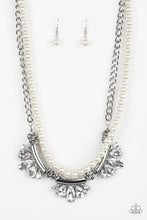 Load image into Gallery viewer, Bow Before The Queen White Necklace