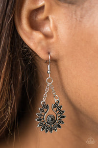 Cancun Can Can - black earrings