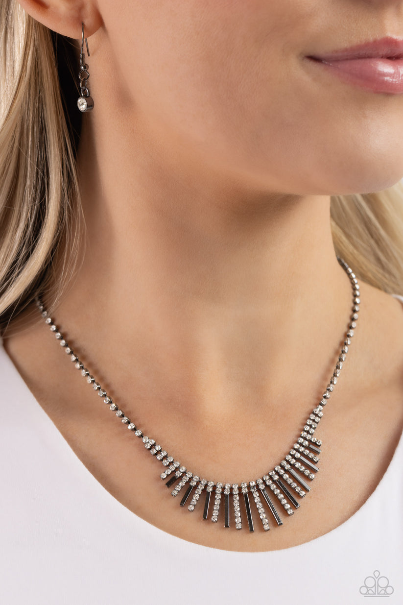 FLARE to be Different - black necklace