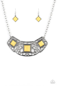 Feeling Inde-PENDANT- Yellow Necklace