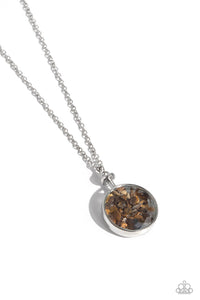 Geo Mine - brown - necklace