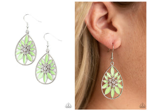 Floral Morals - Green Earring