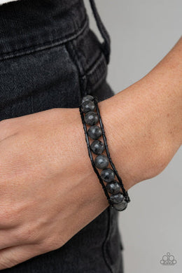 Homespun Stones - Black Bracelet