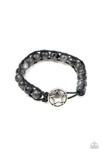 Homespun Stones - Black Bracelet