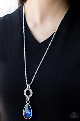 Lookin' Like A Million Blue Necklace