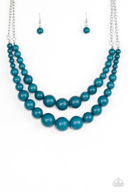 Full Bead Ahead - Blue Necklace