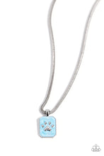 Load image into Gallery viewer, PAW to the Line - blue - Paparazzi necklace